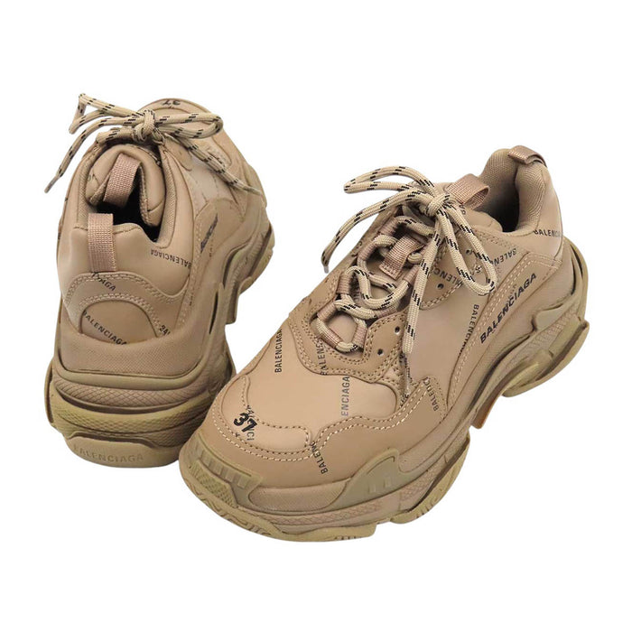 BALENCIAGA 
トリプルS ロゴ レザー レースアップ 
Triple S スニーカー