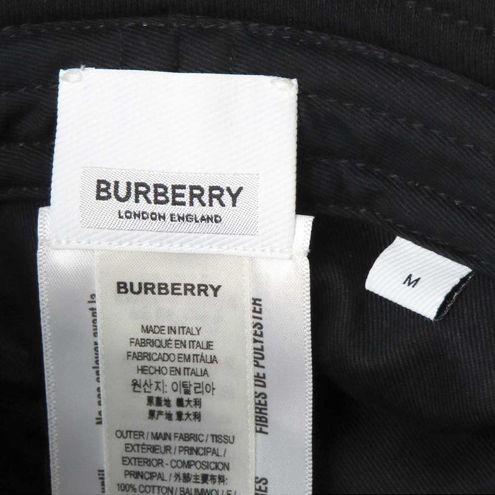 BURBERRY 
Location print ロゴ コットン 
ロケーション プリント バケットハット