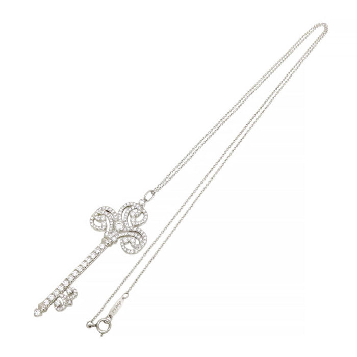 TIFFANY&Co. 
フルール ド リス キー ダイヤモンド ネックレス