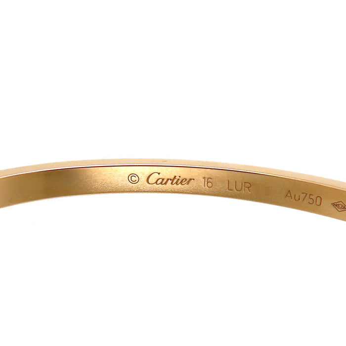 CARTIER 
Love Bracelet, Half-Diamond, SM