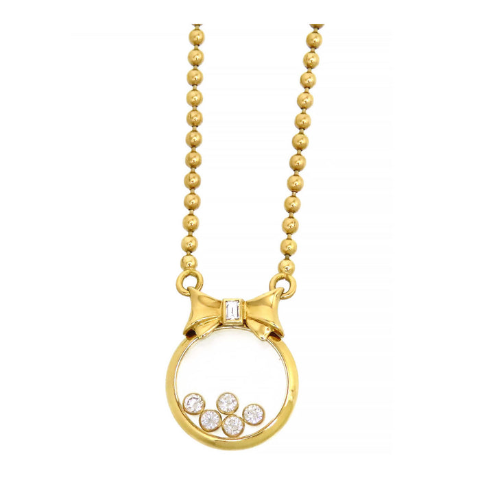 Chopard 
Happy Diamonds Ribbon Necklace