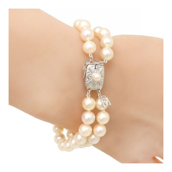 MIKIMOTO Akoya Pearl Two-Row Bracelet
