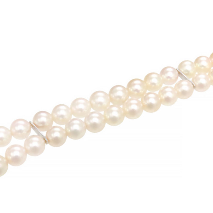 MIKIMOTO Akoya Pearl Two-Row Bracelet