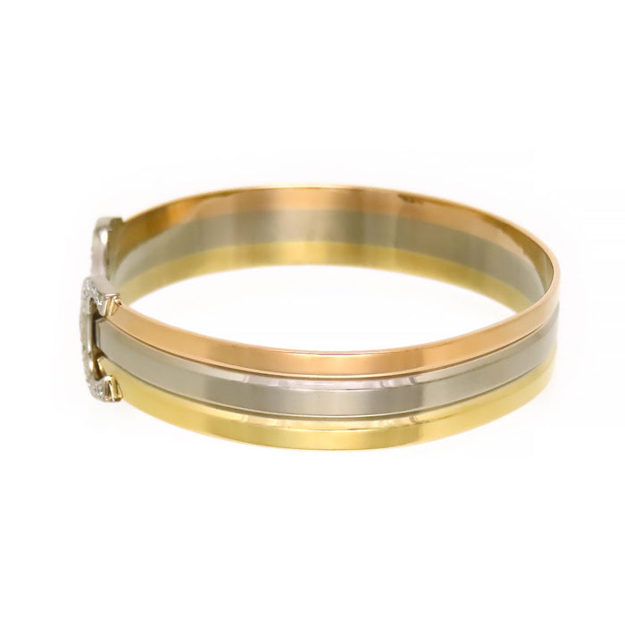 CARTIER 
2C bracelet serti de diamants