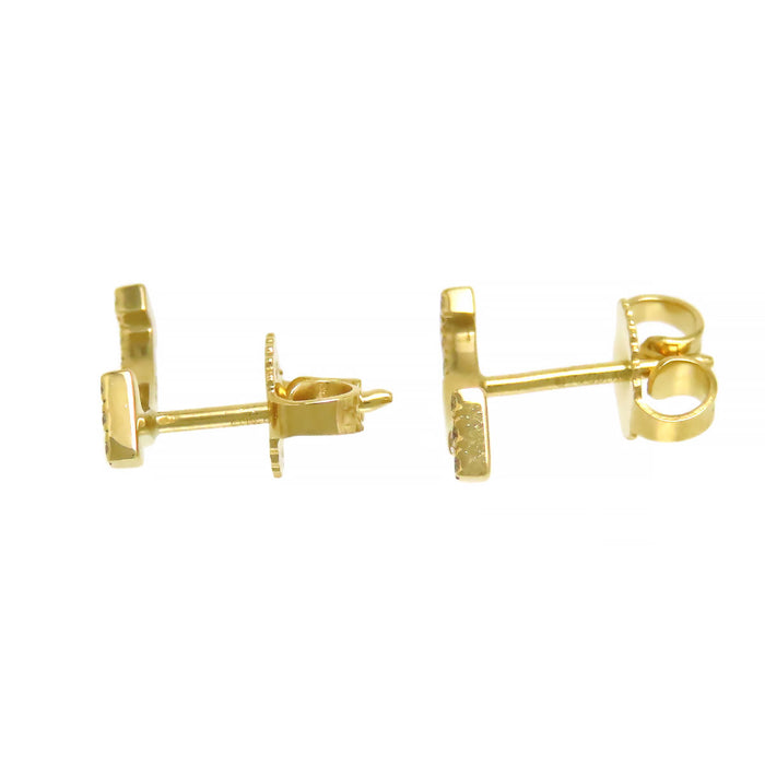 TIFFANY&Co. 
T Smile Mini Diamond Earrings