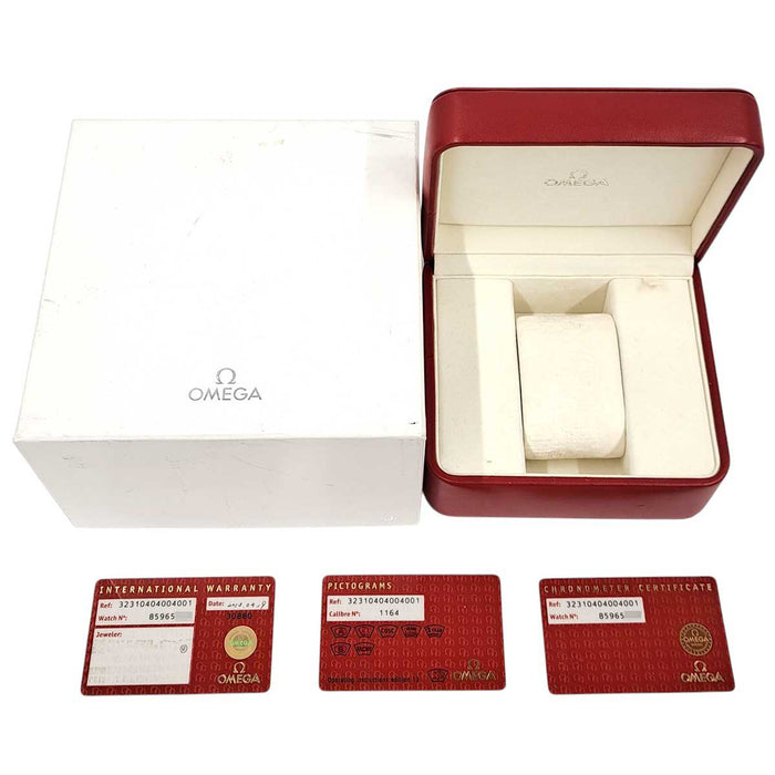 OMEGA 
Speedmaster Date Collection olympique 
avec boîte et papiers