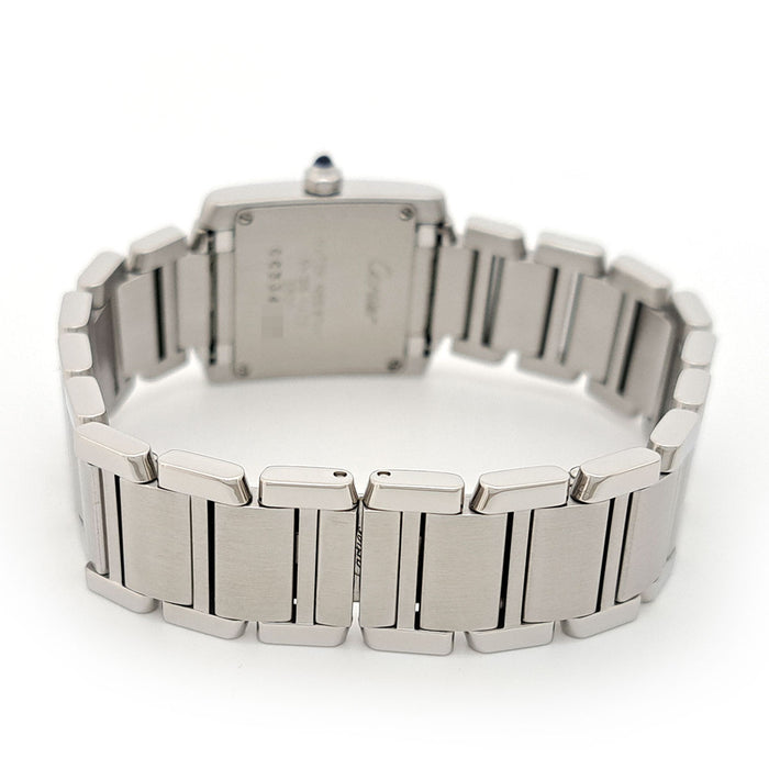 CARTIER 
Tank Française SM 
Includes box and warranty card