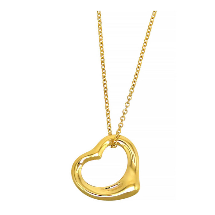 TIFFANY&Co. 
Open Heart Necklace