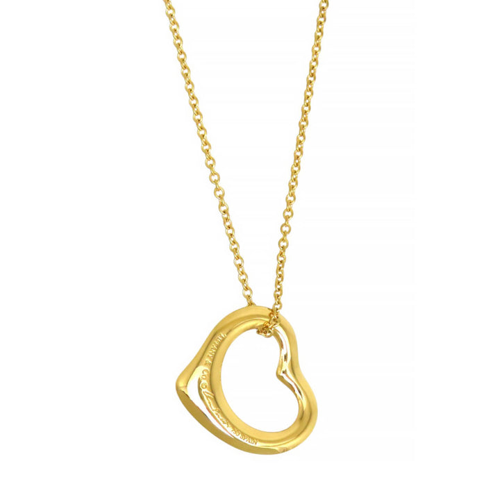 TIFFANY&Co. 
Open Heart Necklace