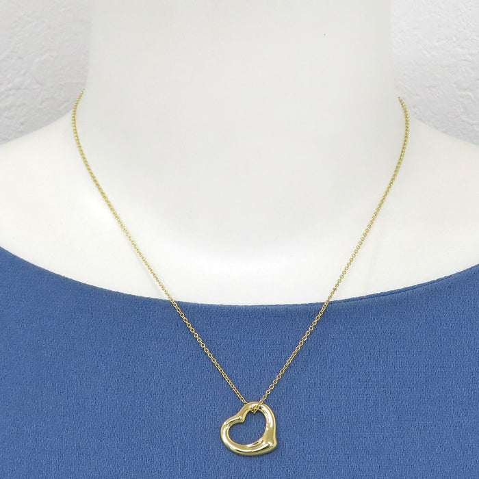 TIFFANY&Co. 
Open Heart Necklace