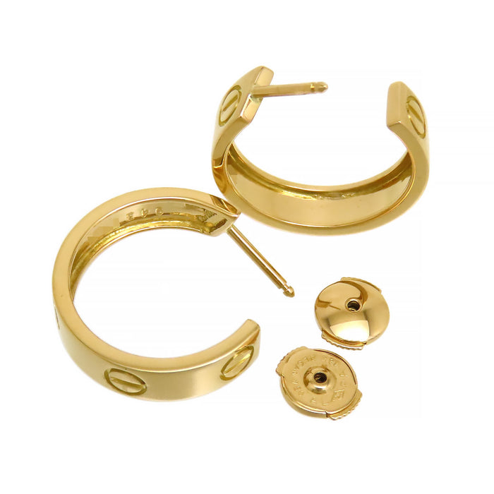 CARTIER 
ラブ フープ ピアス