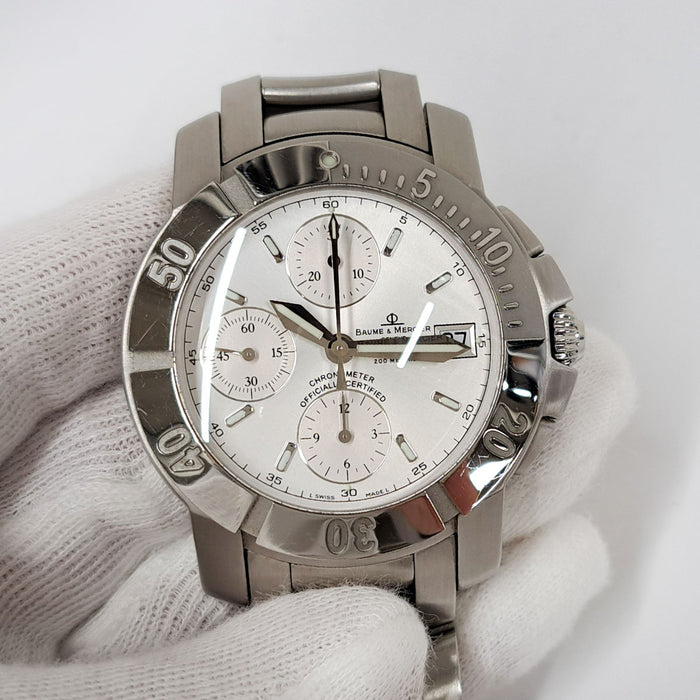 Baume & Mercier 
ケープランド クロノグラフ 
ギャラ付