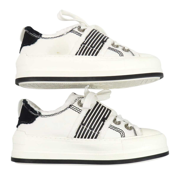 Dior 
25SS ウォーキンディオール ロゴ フリンジ キャンバス レースアップ 
Walk'n'Dior プラットフォーム スニーカー