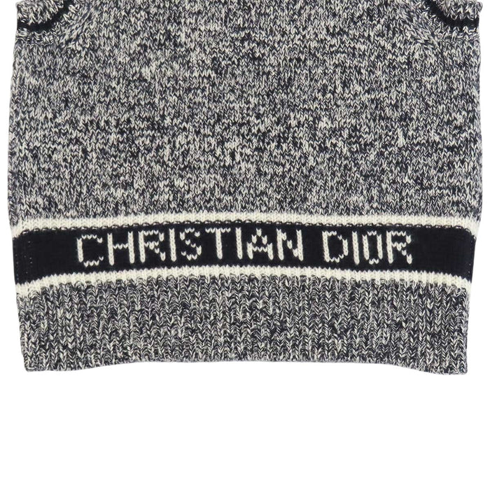 Dior 
ジレ シグネチャー Vネック 
ロゴ ニット ベスト 
クリスチャンディオール