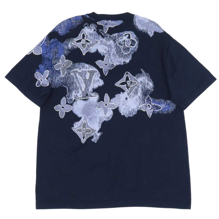 LOUIS VUITTON 
LV コットン 
ウォーターカラー モノグラム ショートスリーブ ニット