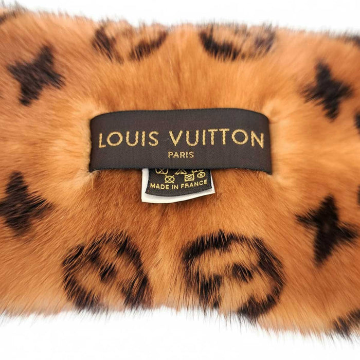 LOUIS VUITTON 
LV 総柄 
エシャルプ ヴィゾン ファー マフラー 
モノグラム