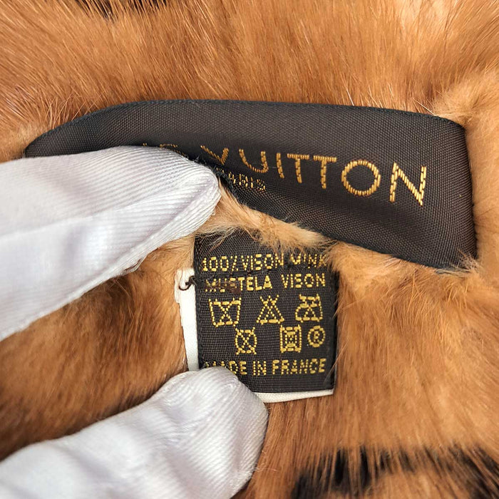 LOUIS VUITTON 
LV 総柄 
エシャルプ ヴィゾン ファー マフラー 
モノグラム