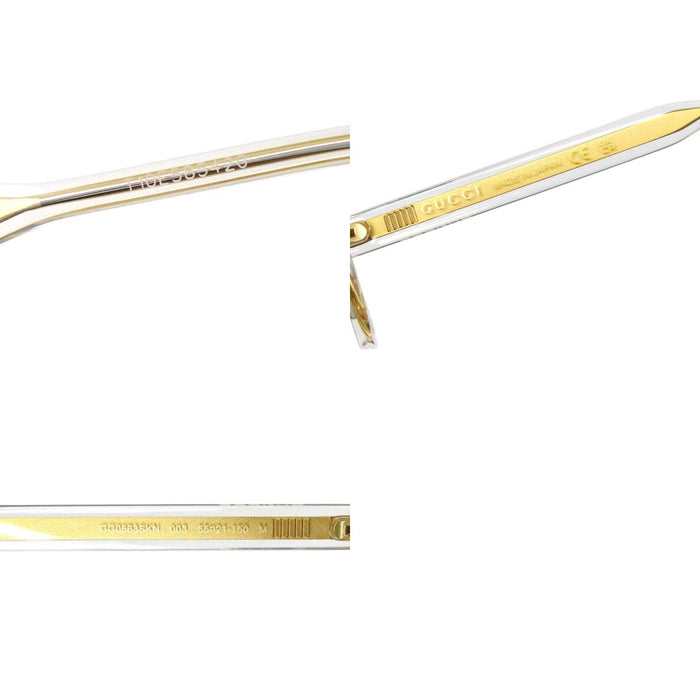 GUCCI 
Eyewear Wellington Clear 
Logo Temple Sunglasses