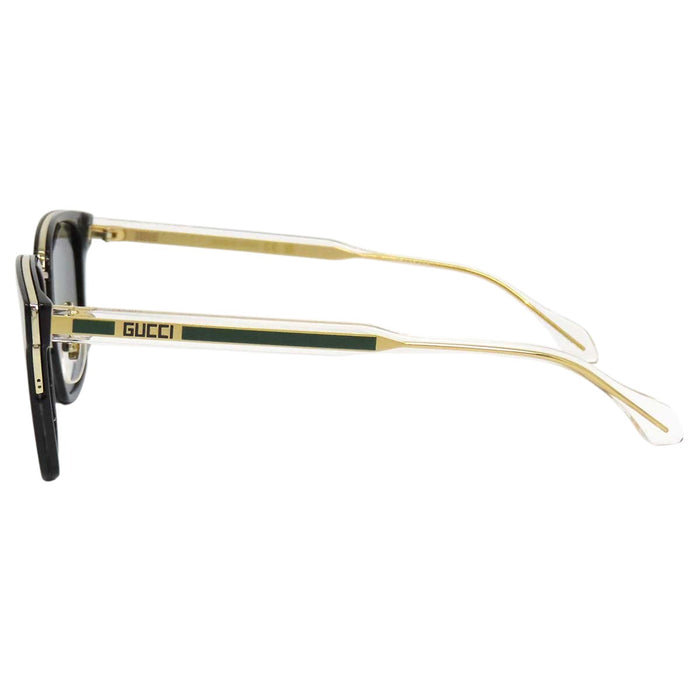 GUCCI 
Eyewear Wellington Clear 
Logo Temple Sunglasses