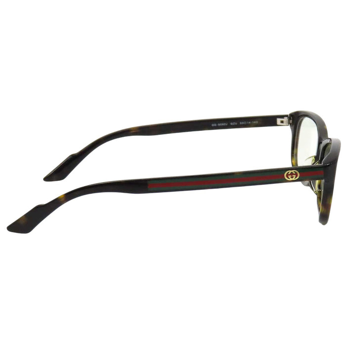 GUCCI 
Web stripe logo 
Interlocking G eyewear