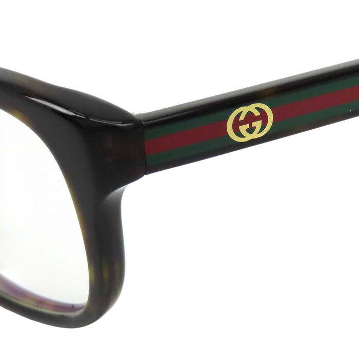 GUCCI 
Web stripe logo 
Interlocking G eyewear