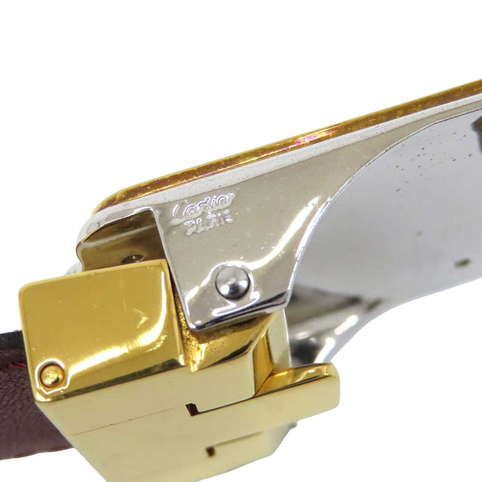 CARTIER 
ロゴ レザー シルバーカラー ゴールドカラー 
マスト ドゥ カルティエ サントス ベルト