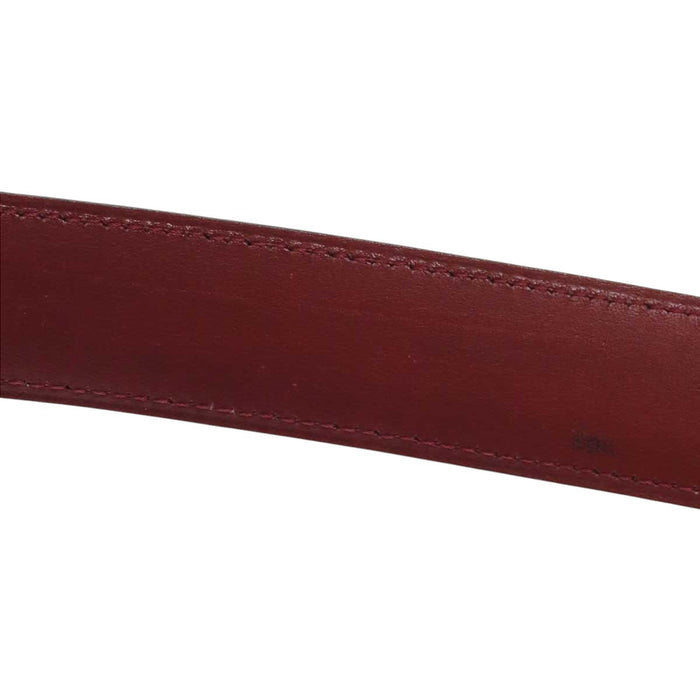 CARTIER 
ロゴ レザー シルバーカラー ゴールドカラー 
マスト ドゥ カルティエ サントス ベルト