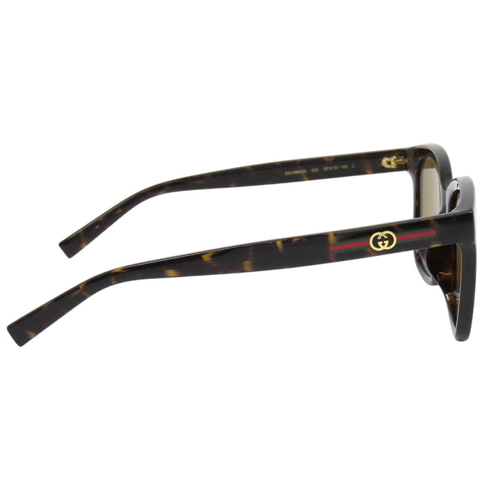 GUCCI 
Eyewear logo 
Interlocking G web stripe sunglasses