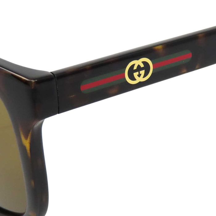 GUCCI 
Eyewear logo 
Interlocking G web stripe sunglasses