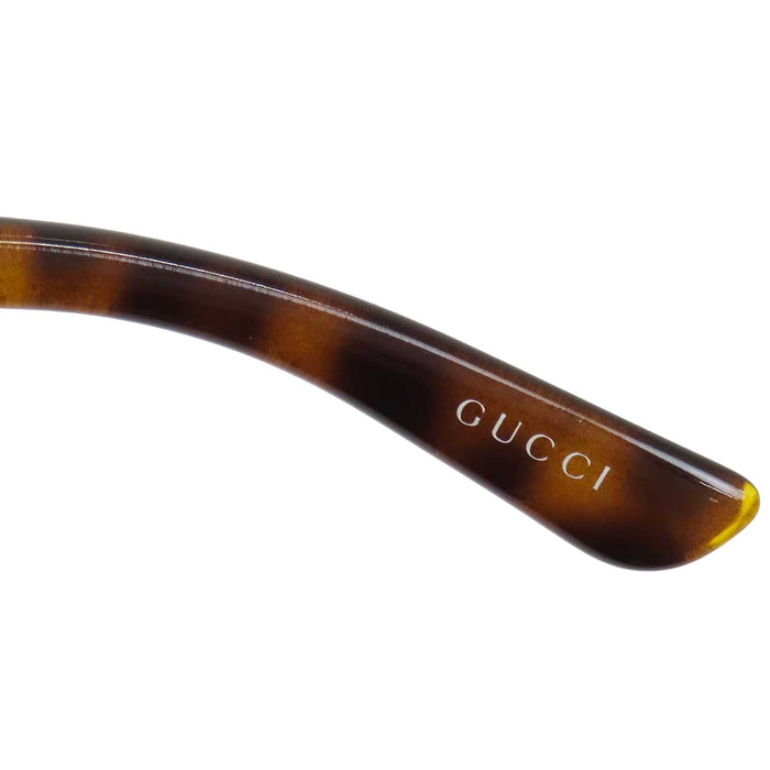 GUCCI 
アイウェア ロゴ ゴールドカラーメタル グラデーションレンズ 
インターロッキングG ラインストーン サングラス