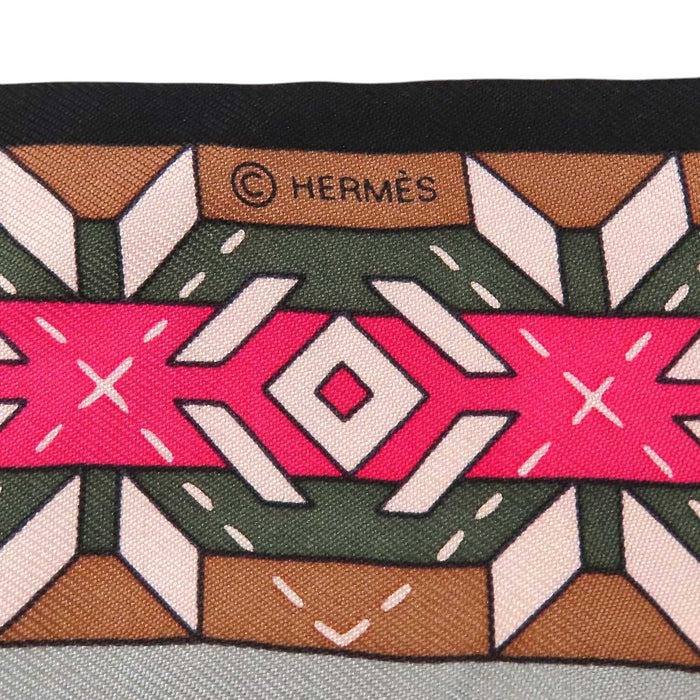 HERMES 
シルク 
ツイリー Belles du Mexique スカーフ 
美しいメキシコ