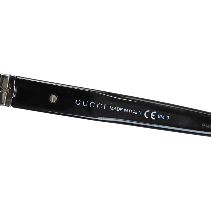 GUCCI 
Silver-tone metal eyewear 
Logo sunglasses