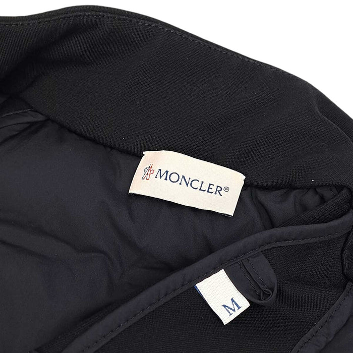 MONCLER 
ロゴ ワッペン ダブルジップ ハイネック ナイロン 
MAGLIA CARDIGAN 切替 ダウンジャケット