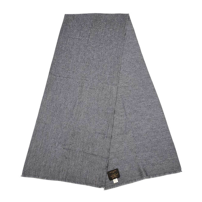 LOUIS VUITTON 
LV logo all-over pattern 
Echarpe Monogram cashmere scarf