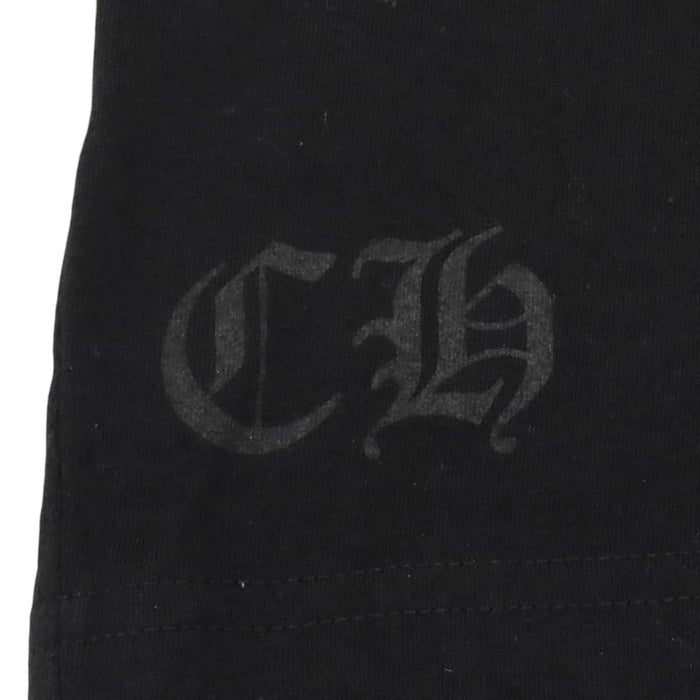 CHROME HEARTS 
CH スクロールラベル ロゴ コットン クルーネック 
ホースシュー プリント Tシャツ
