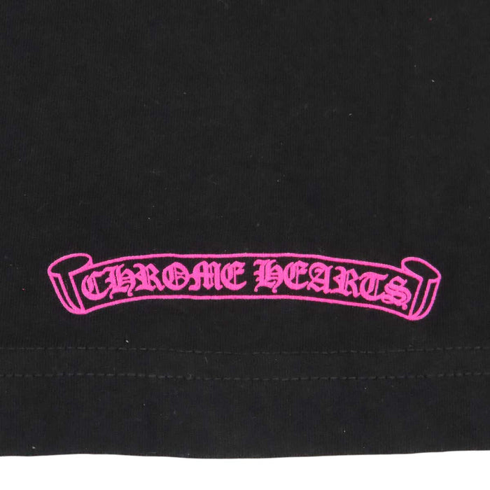 CHROME HEARTS 
CH スクロールラベル ロゴ コットン クルーネック 
ホースシュー プリント Tシャツ
