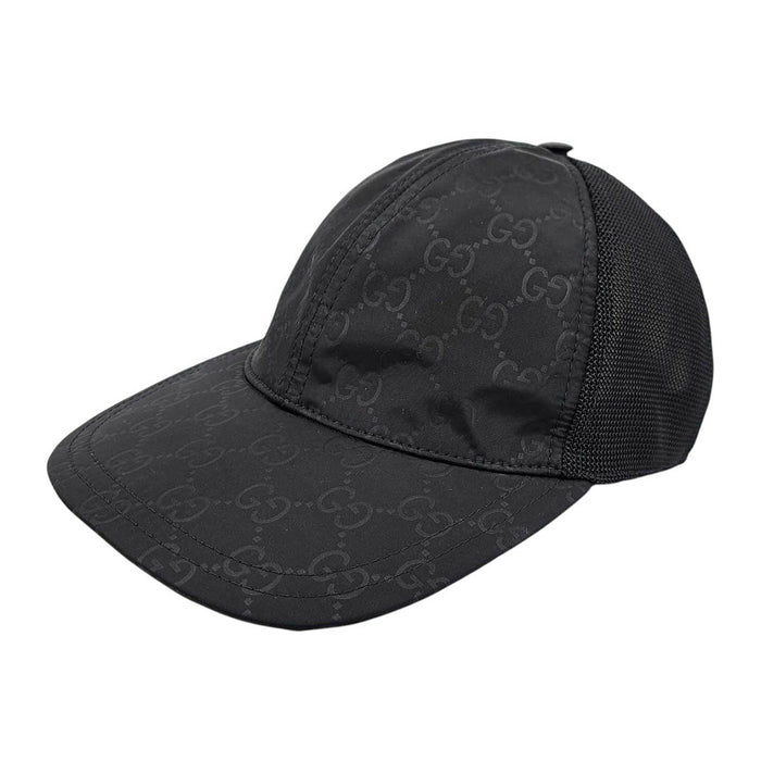 GUCCI 
Tracker Logo Nylon Mesh Leather Patch 
GG Cap
