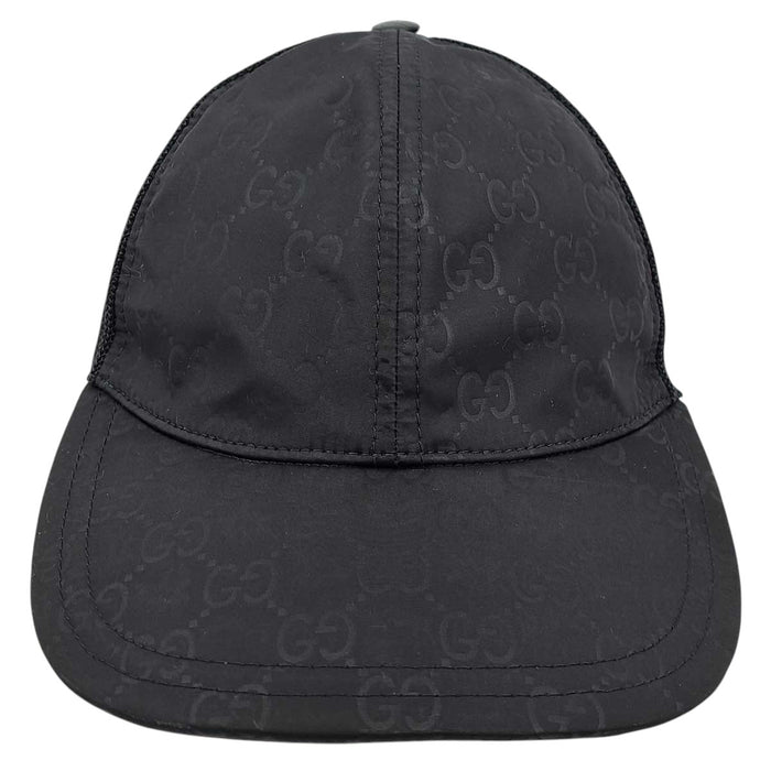GUCCI 
Tracker Logo Nylon Mesh Leather Patch 
GG Cap
