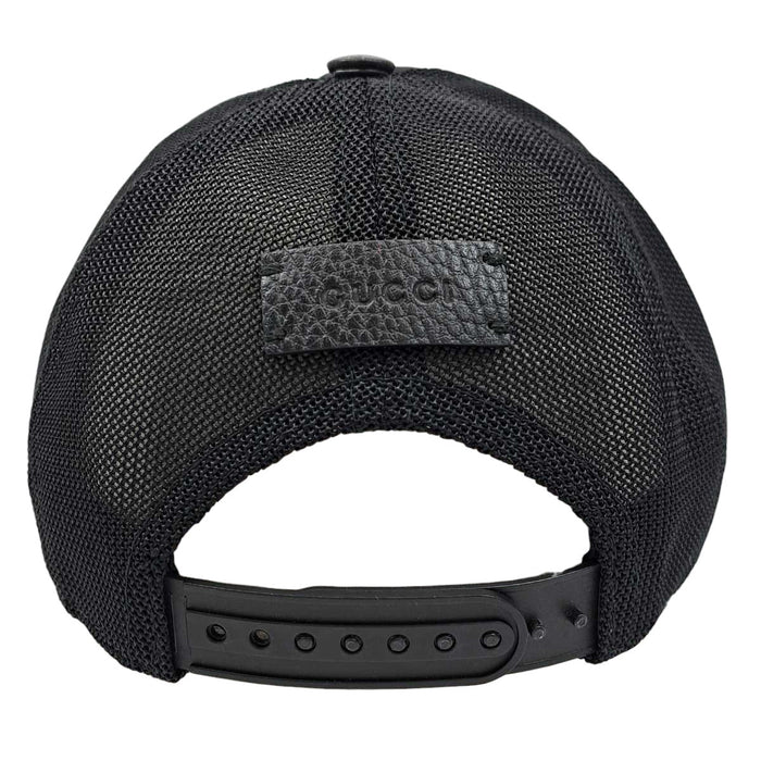GUCCI 
Tracker Logo Nylon Mesh Leather Patch 
GG Cap