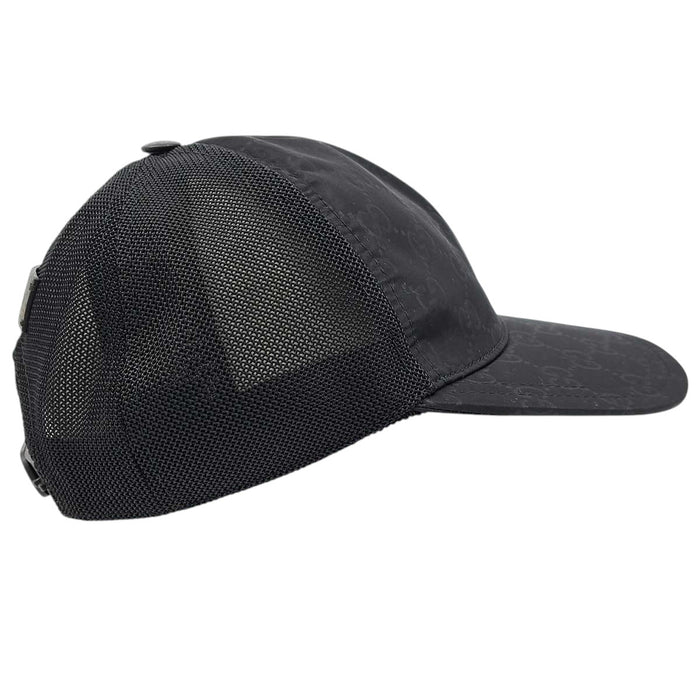 GUCCI 
Tracker Logo Nylon Mesh Leather Patch 
GG Cap