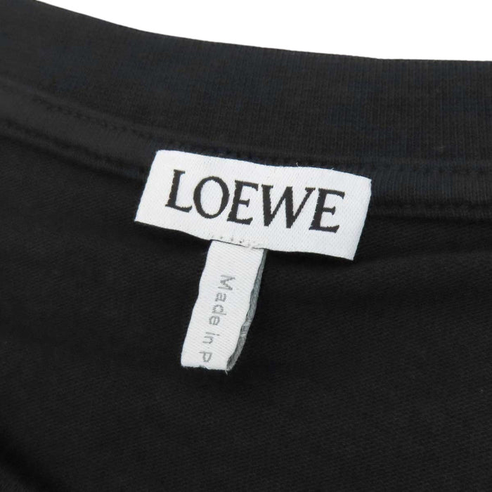 LOEWE 
ロゴ コットン クルーネック 
ピクセレイテッド アナグラム Tシャツ