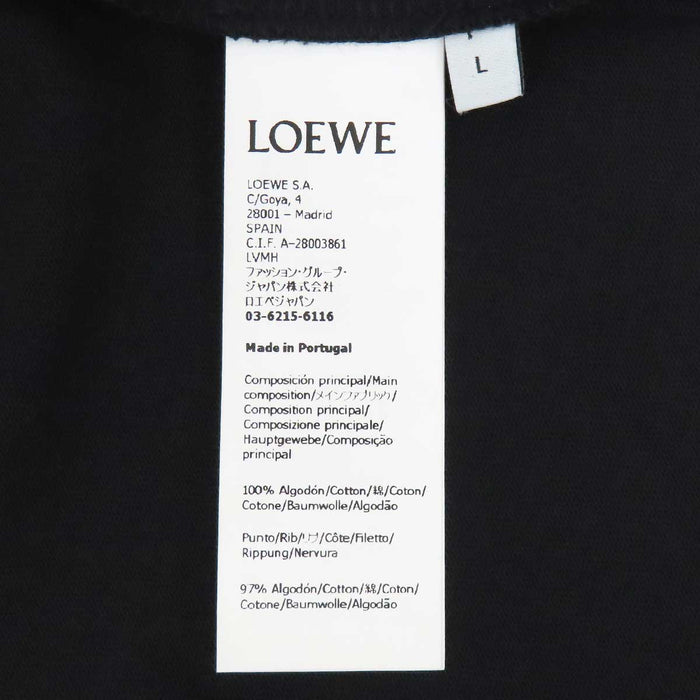 LOEWE 
ロゴ コットン クルーネック 
ピクセレイテッド アナグラム Tシャツ