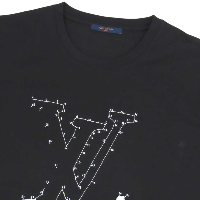 LOUIS VUITTON 
ロゴ インサイドアウト コットン クルーネック　 
LV ステッチ エンブロイダリー Tシャツ