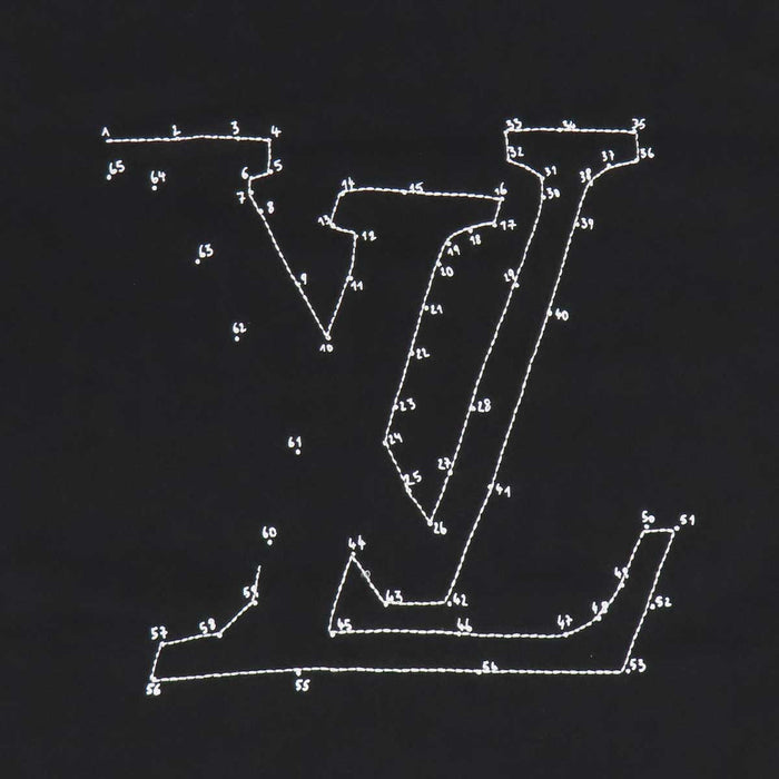 LOUIS VUITTON 
ロゴ インサイドアウト コットン クルーネック　 
LV ステッチ エンブロイダリー Tシャツ