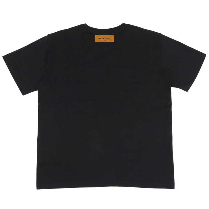 LOUIS VUITTON 
インサイドアウト ロゴ 刺繍 コットン クルーネック 
LV ステッチ プリント エンブロイダリー Tシャツ