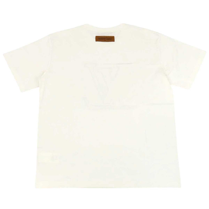 LOUIS VUITTON 
インサイドアウト 刺繍 コットン クルーネック 
LV ステッチ プリント エンブロイダリー Tシャツ