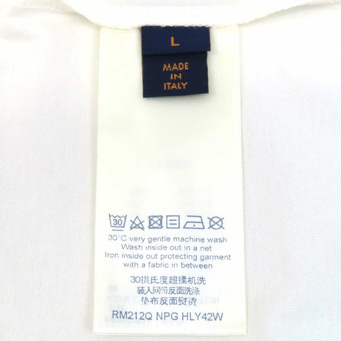 LOUIS VUITTON 
インサイドアウト 刺繍 コットン クルーネック 
LV ステッチ プリント エンブロイダリー Tシャツ
