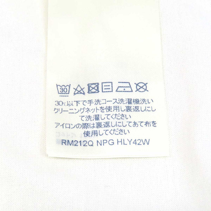 LOUIS VUITTON 
インサイドアウト 刺繍 コットン クルーネック 
LV ステッチ プリント エンブロイダリー Tシャツ