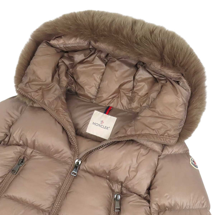 MONCLER 
ロゴ ワッペン フード ファー ダブルジップ 
SERIFUR セリファー ダウンジャケット