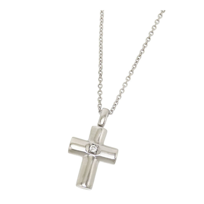 BVLGARI 
Collier croix latine
